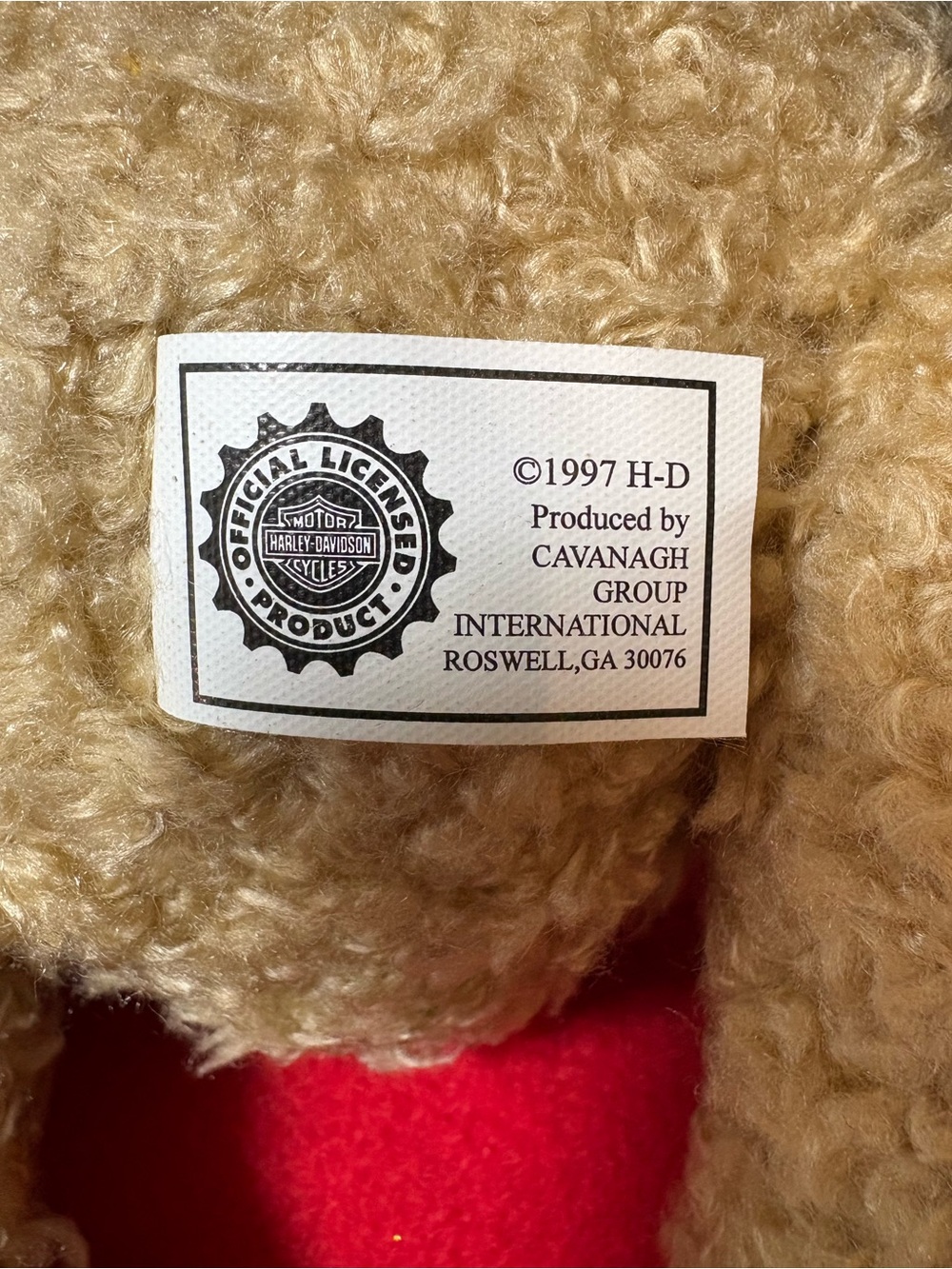 Vintage Harley Davidson 15" Plush Sissy Biker Teddy Bear Toy Cavanagh 1997 - Picture 12 of 16